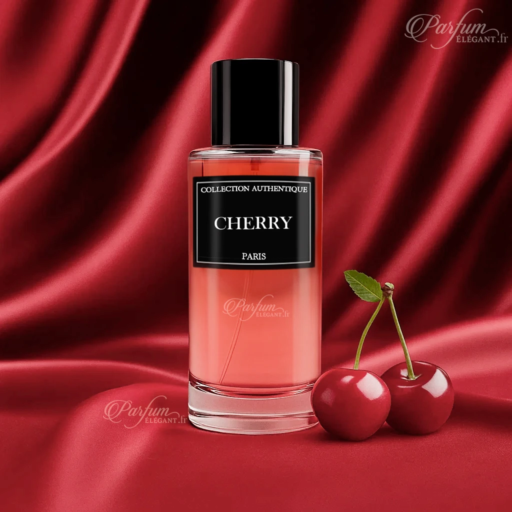 Parfum CP Cherry– Eau de Parfum Mixte 50ml | Collection Privée L’Authentique 2 Parfum Cherry de la Collection Privée L’Authentique présenté avec son étui élégant ; fragrance mixte, sucrée-gourmande et raffinée.