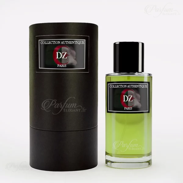 Flacon de parfum DZ Collection Privée L’Authentique, Eau de Parfum mixte 50 ml – notes d’ananas pétillant, bois et musc – parfum sucré et oriental.