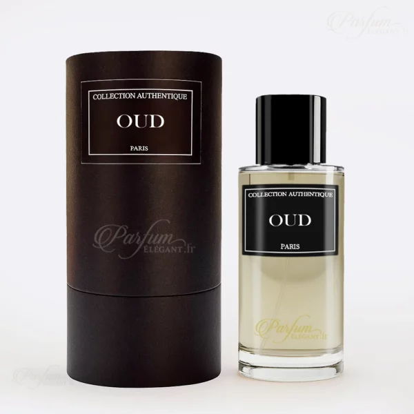 Flacon de parfum OUD Collection Privée L’Authentique, Eau de Parfum mixte 50 ml aux accords de bois d’oud, encens fumé, vanille douce et muscs profonds.