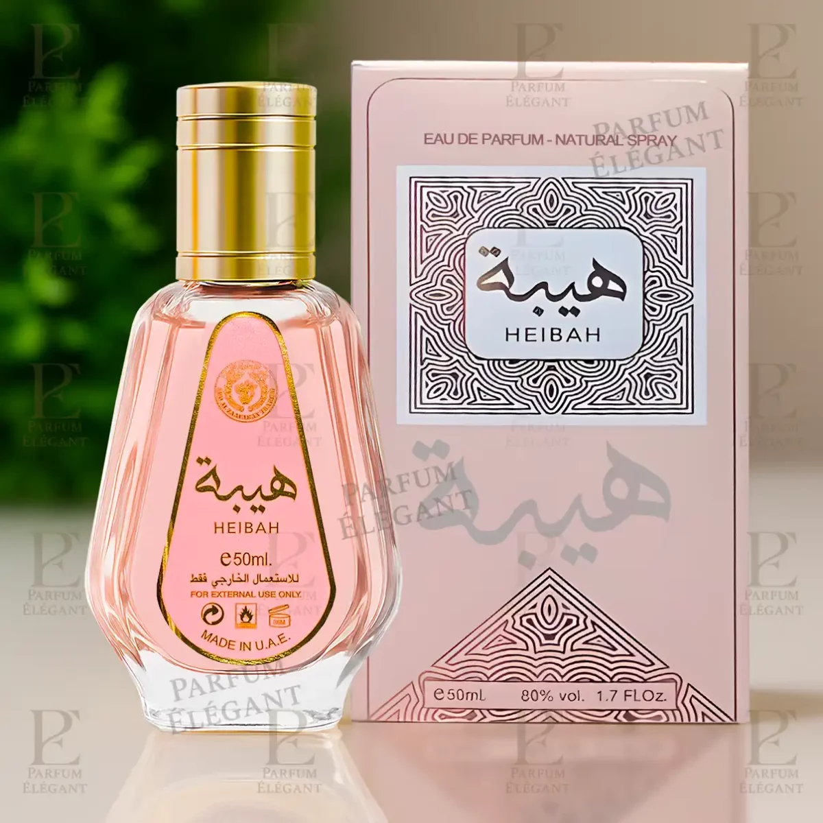 Un parfum raffiné entre douceur florale et chaleur gourmande – Heibah Parfum Femme 