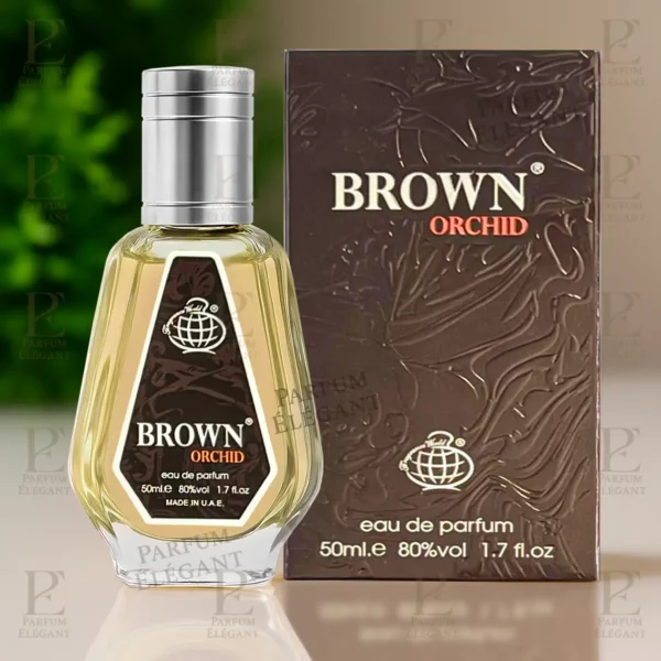 Parfum Brown Orchid 50 ml – Parfum boisé floral unisexe | Fragrance World