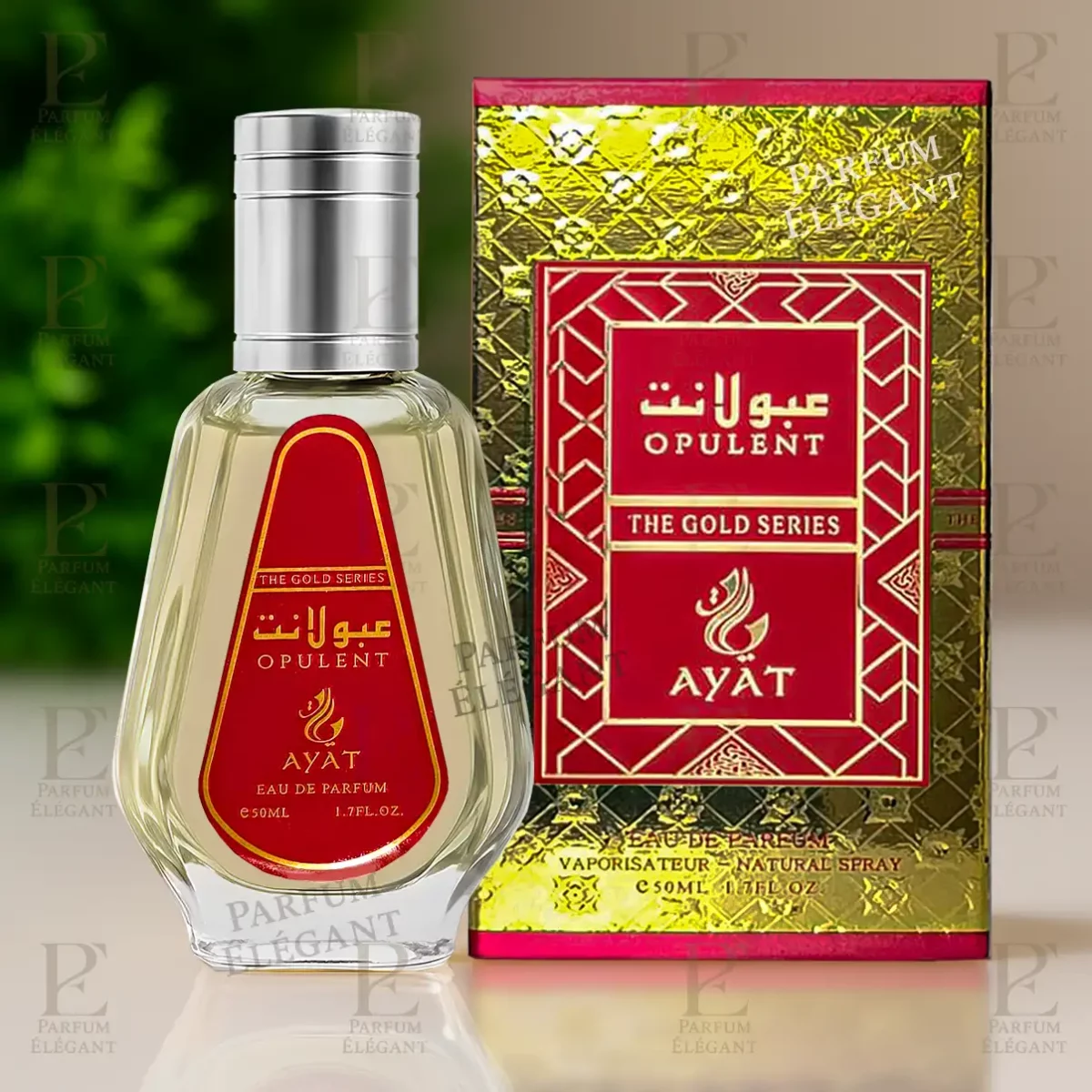 Parfum Opulent  : Un parfum oriental boisé gourmand au sillage sophistiqué.