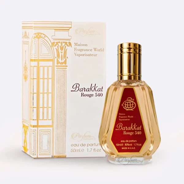 Flacon Barakkat Rouge 540 – dupe oriental ambré inspiré Baccarat Rouge 540 – Eau de Parfum 50ml luxe arabe