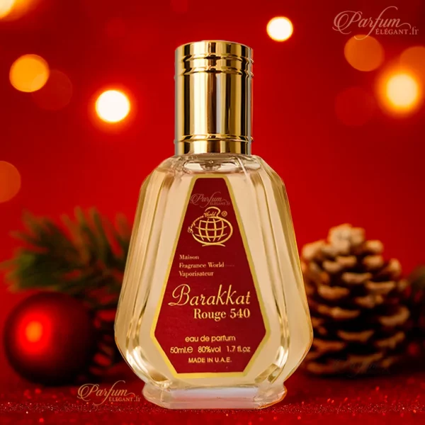 Parfum alternatif oriental boisé pour femme et homme – Barakkat Rouge 540 – Fragrance World – style parfum niche luxe