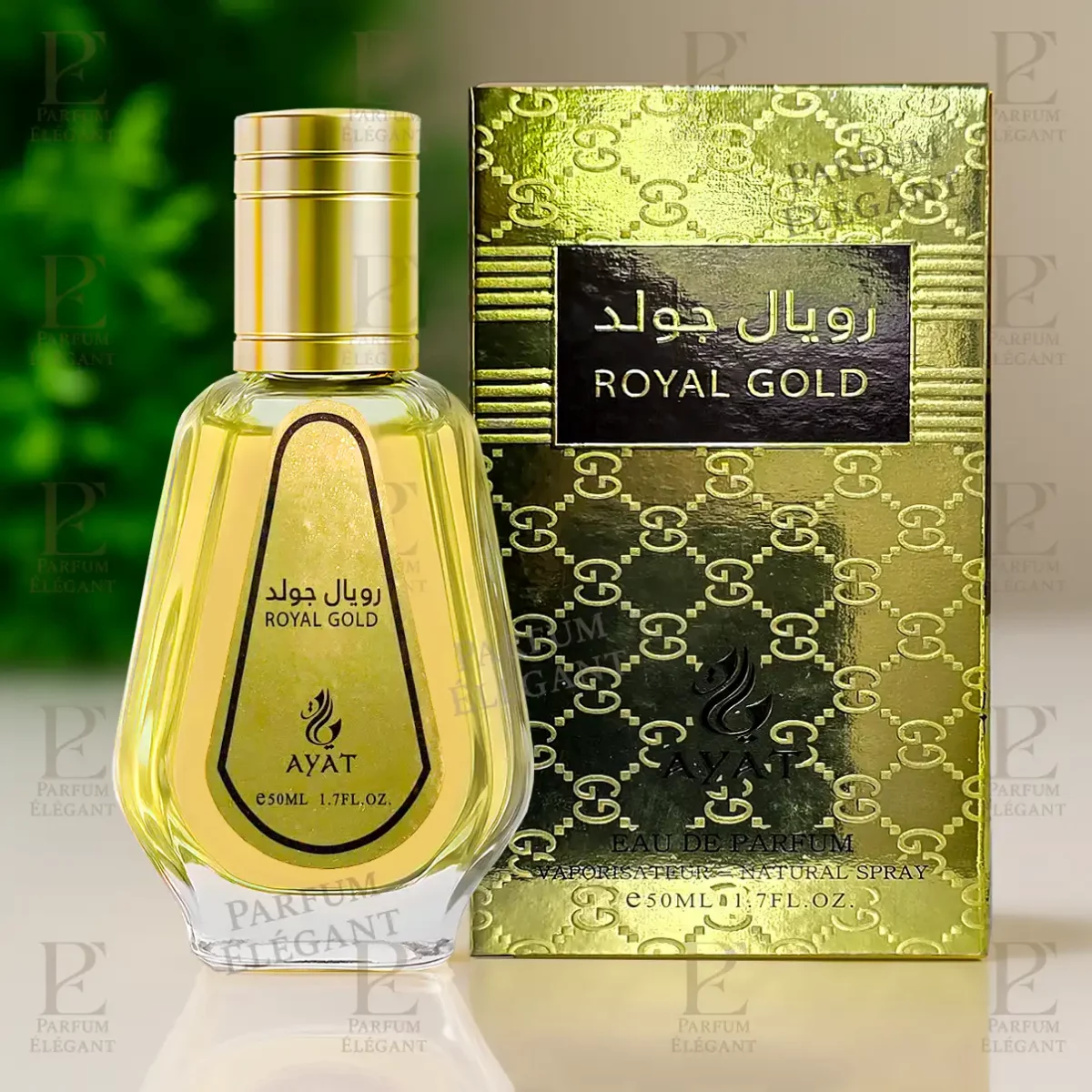 Un parfum raffiné aux accents floraux et gourmands – Parfum Equivalent Royal Gold 50 ml