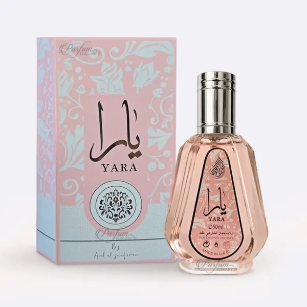 Flacon Yara Ard Al Zaafran – parfum gourmand lacté et vanillé