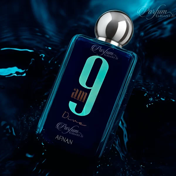Parfum aromatique pour homme 9AM Dive avec coffret turquoise – Eau de Parfum intense