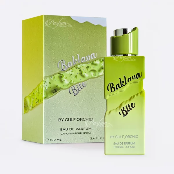 Flacon Baklava Bite Gulf Orchid – parfum mixte pistache et caramel