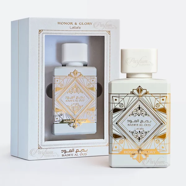 Flacon et coffret du parfum Bade’e Al Oud Honor & Glory 100 ml – mixte, oriental et élégant