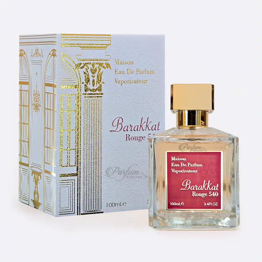 Barakkat Rouge 540 – Extrait de Parfum Mixte 100 ml 1 Flacon Barakkat Rouge 540 – eau de parfum ambrée mixte élégante