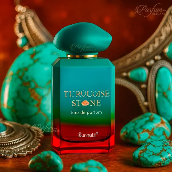 Flacon élégant du parfum Turquoise Stone – Surrati – Eau de Parfum mixte