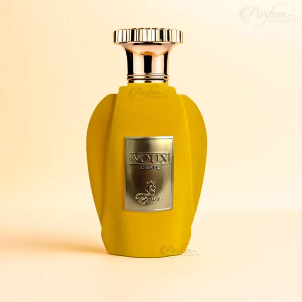 Parfum Voux Zeste pour femme – Édition Emir avec flacon doré et zesté