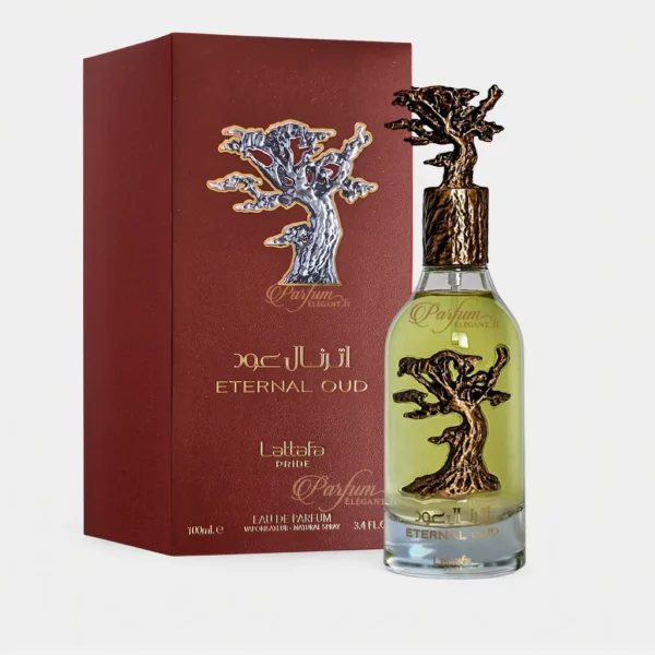Flacon Eternal Oud Lattafa Pride 100 ml – parfum mixte vanille et oud