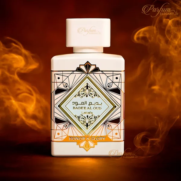 Parfum mixte ambré et floral Bade’e Al Oud Honor & Glory de Lattafa – 100 ml