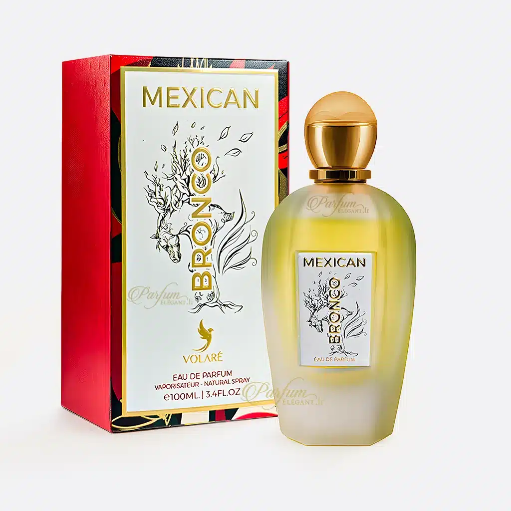 Bronco Volaré – Parfum oriental mixte intense et raffiné 100 ml 1 Flacon de parfum intense aux notes de tabac et miel – Parfum Bronco Volaré mixte