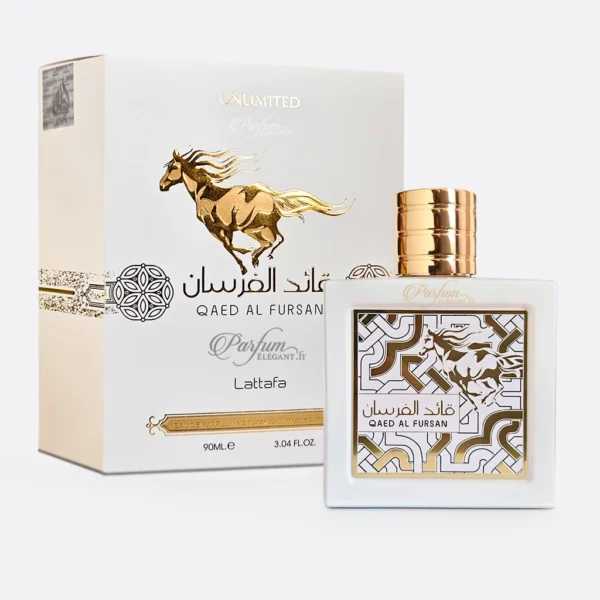 Flacon Qaed Al Fursan Unlimited 100ml – Parfum homme floral fruité gourmand