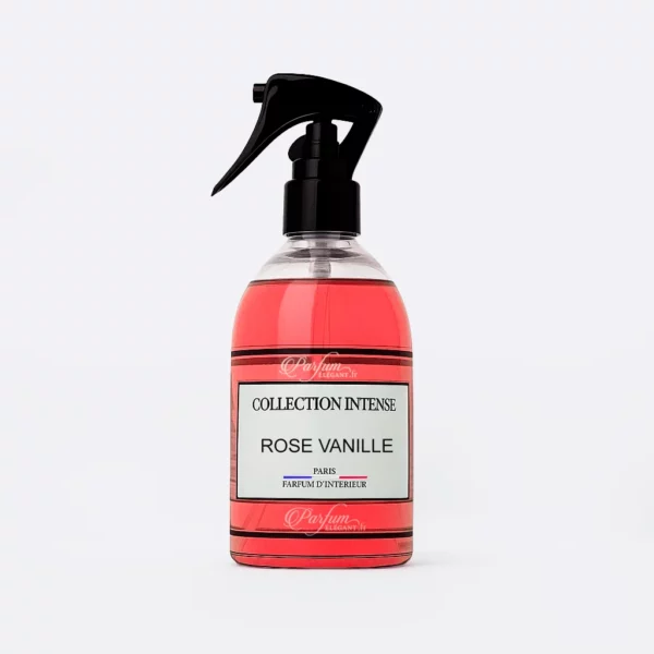 Spray d'intérieur Rose Vanille Collection Intense Parfum Élégant Perpignan livraison DOM-TOM