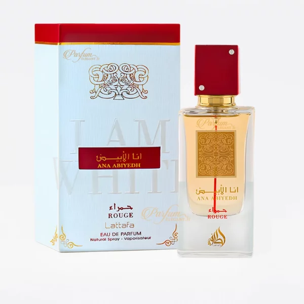 Photo du flacon Ana Abiyedh Rouge Lattafa 60ml – Parfum mixte fruité oriental