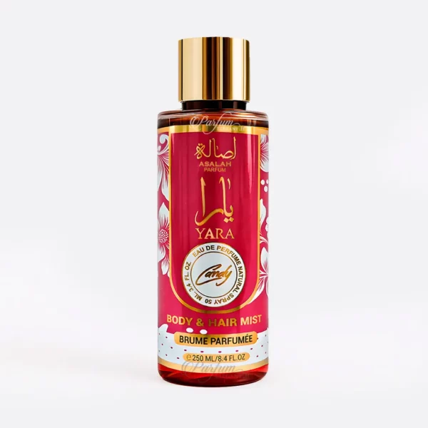 flacon Brume Yara Candy parfum fruité gourmand