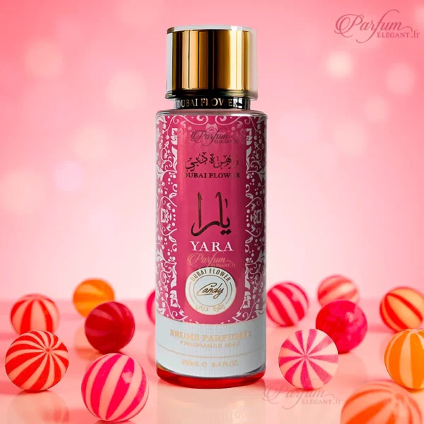 Brume parfumée Yara Candy Dubai Flower corps et cheveux