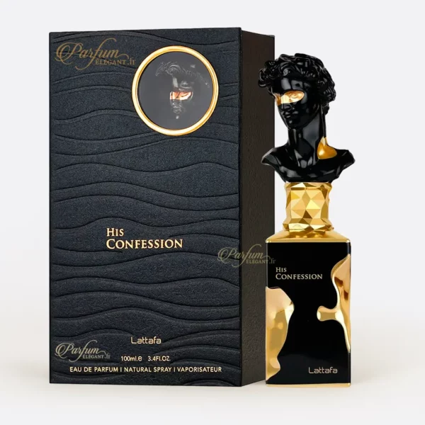 Coffret de parfum homme his confession 100ml - boite tendance