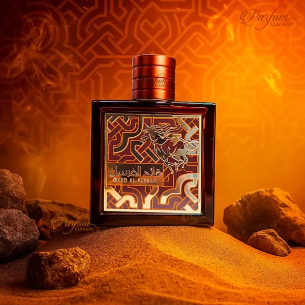 Parfum homme Qaed Al Fursan Untamed – Notes de cannelle, cardamome et ambre