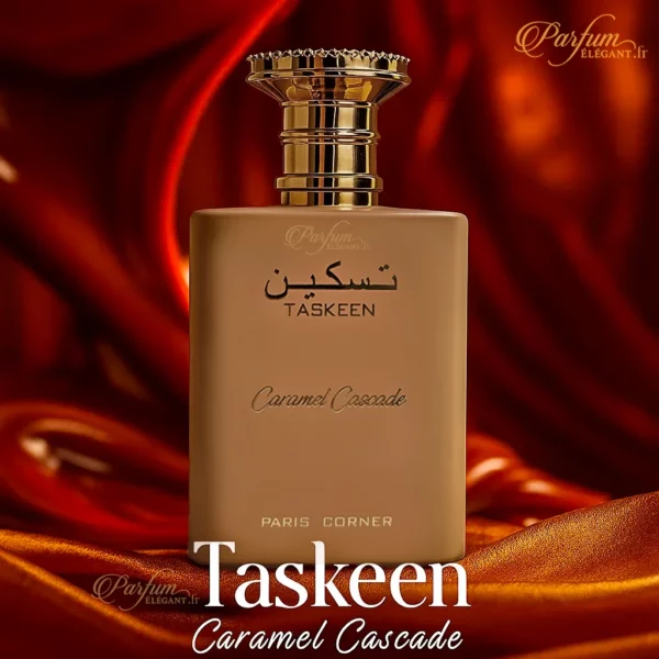 Eau de Parfum Taskeen Caramel Cascade – Notes de miel, tonka et vanille