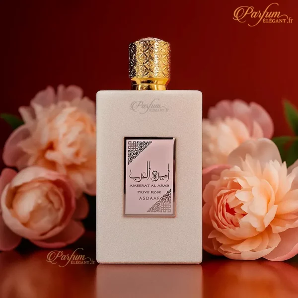 Flacon Ameerat Rose – Eau de Parfum féminine élégante et douce