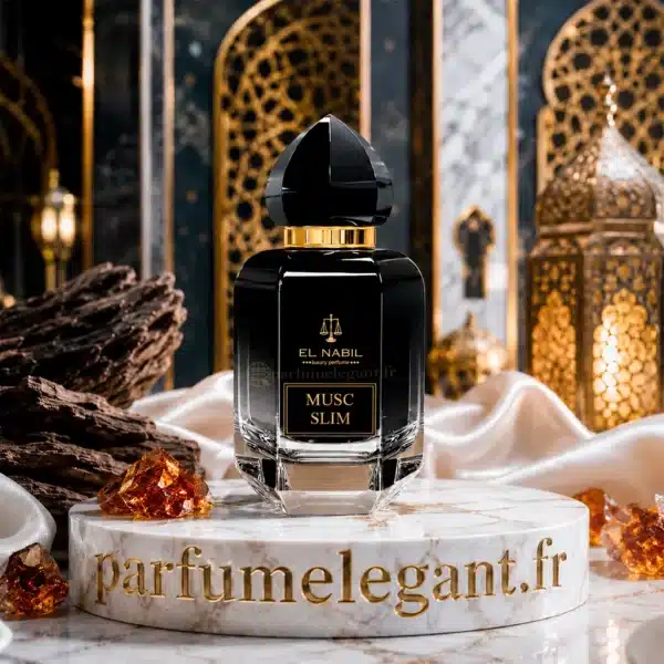 Flacon Musc Slim El Nabil Eau de Parfum Flacon Musc Slim El Nabil aux notes de musc blanc léger, fleurs délicates et accord boisé subtil