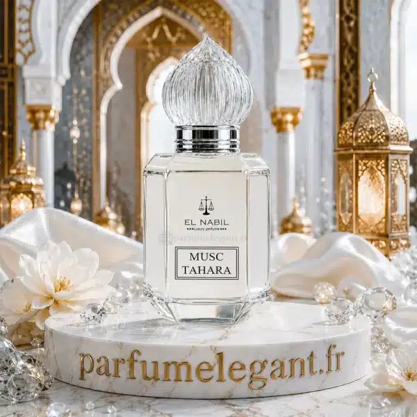 Flacon Musc Tahara El Nabil Eau de Parfum Flacon Musc Tahara El Nabil aux notes de musc blanc, jasmin, fleurs blanches, bois doux et ambre