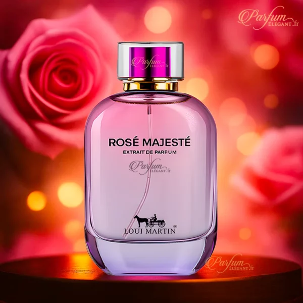 Flacon Rosé Majesté – parfum féminin intense et élégant