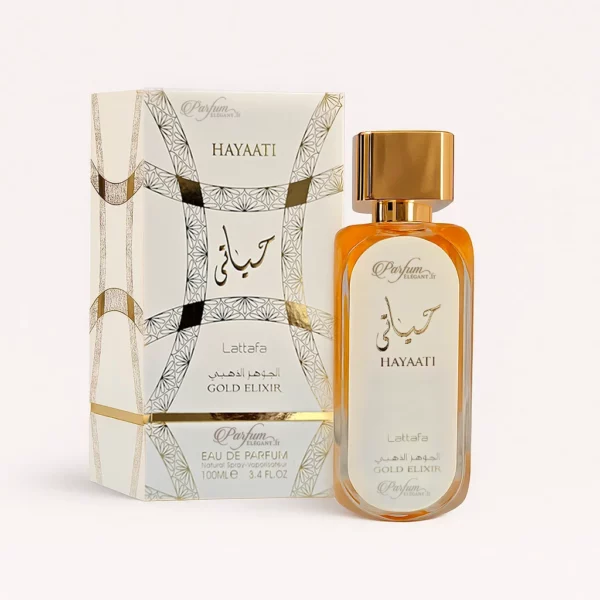 Photo du flacon Hayaati Gold Elixir 100 ml – Parfum oriental boisé ambré