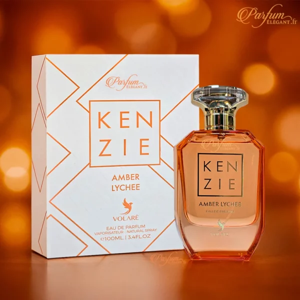 Flacon Kenzie Amber Lychee Volaré – Parfum fruité floral ambré