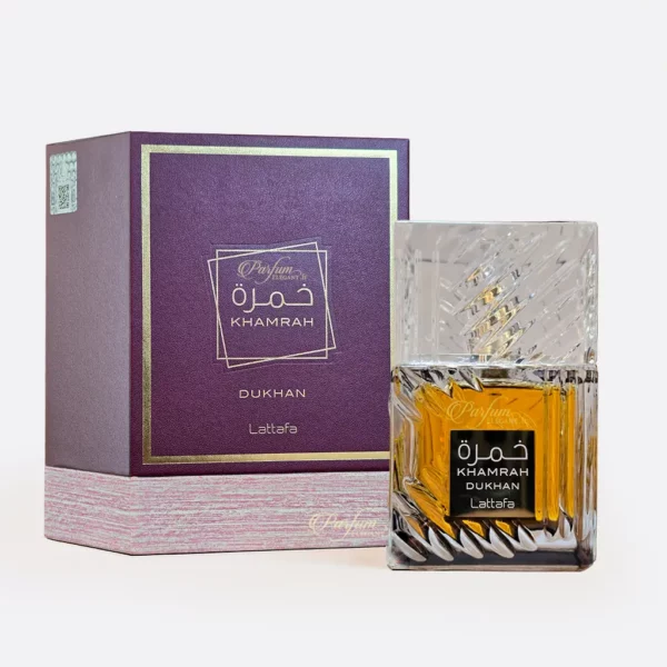 Flacon Khamrah Dukhan – Parfum oriental épicé et ambré pour homme