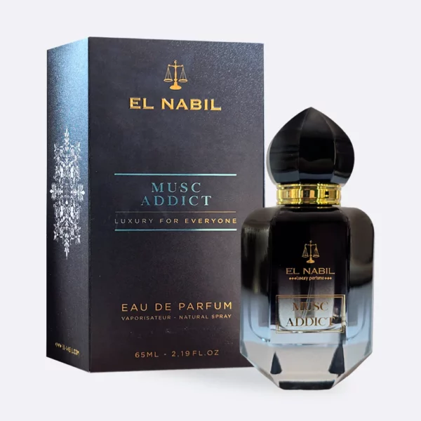 Flacon Musc Addict El Nabil 65 ml – Eau de Parfum oriental et musqué