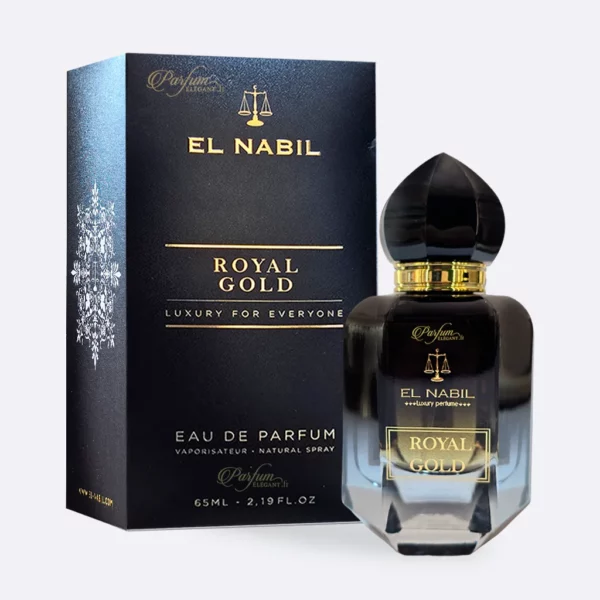 Flacon Musc Royal Gold El Nabil 65 ml – Eau de Parfum oriental et ambré