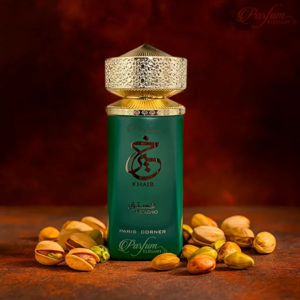 Flacon Khair Pistachio – Eau de Parfum gourmand aux notes sucrées et boisées