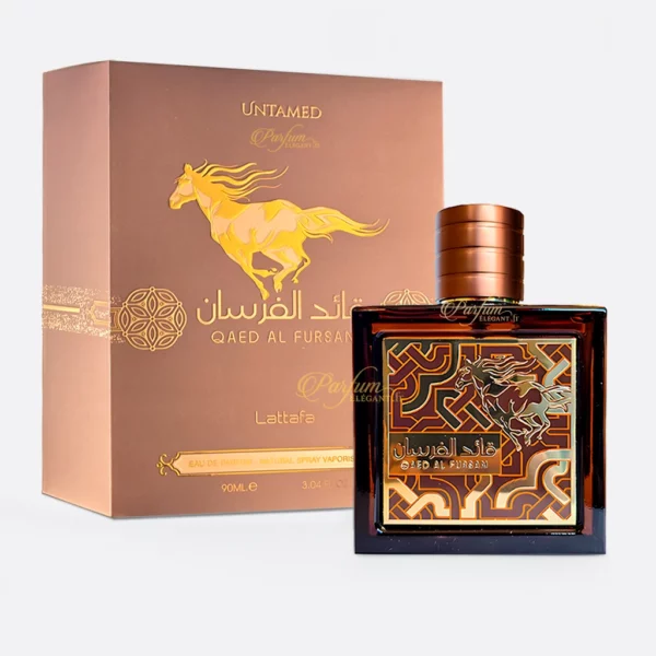Flacon Qaed Al Fursan Untamed 100ml – Parfum homme boisé épicé Lattafa