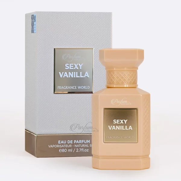 Flacon Sexy Vanilla Fragrance World – Parfum gourmand et boisé