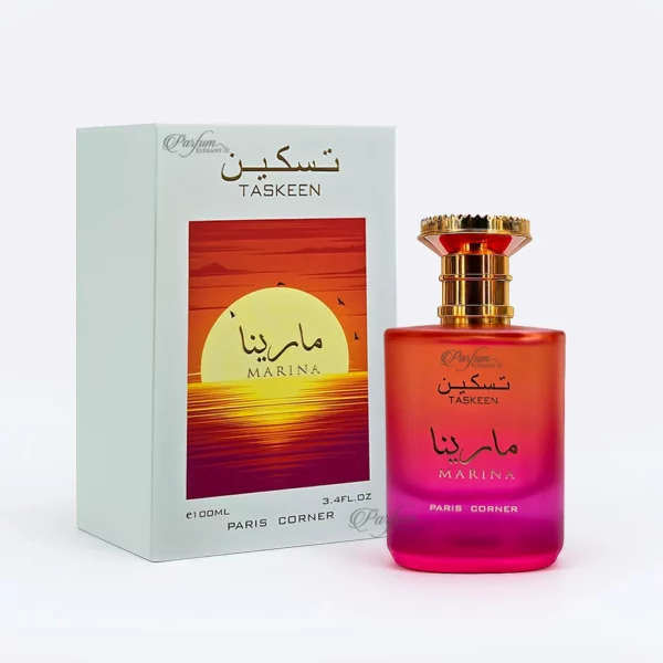 Flacon Taskeen Marina Paris Corner – Parfum floral fruité aquatique