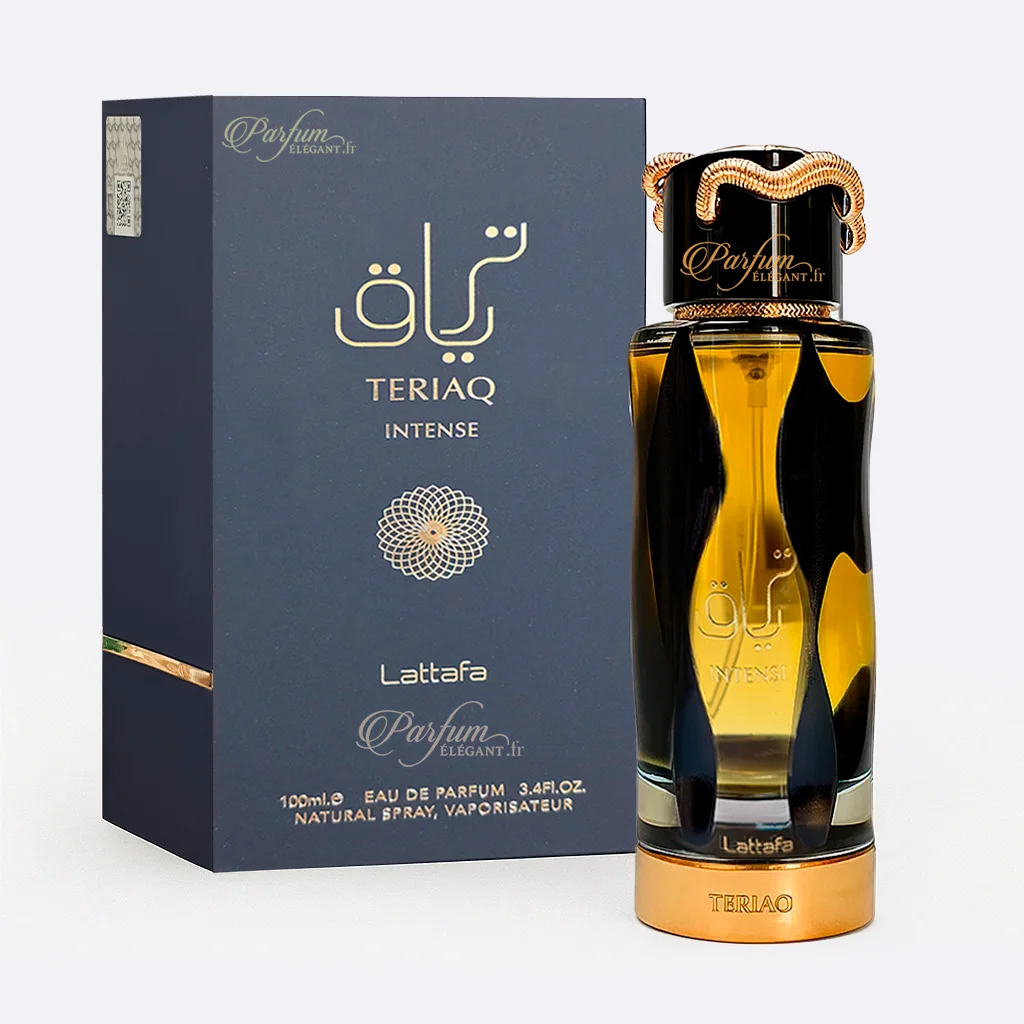 Teriaq Intense – Eau de Parfum Mixte 100 ml | Lattafa 1 Parfum Teriaq Intense – Notes d’ambre et d’épices pour homme et femme