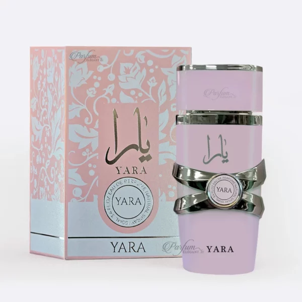 Flacon Yara Rose – Parfum floral et gourmand pour femme