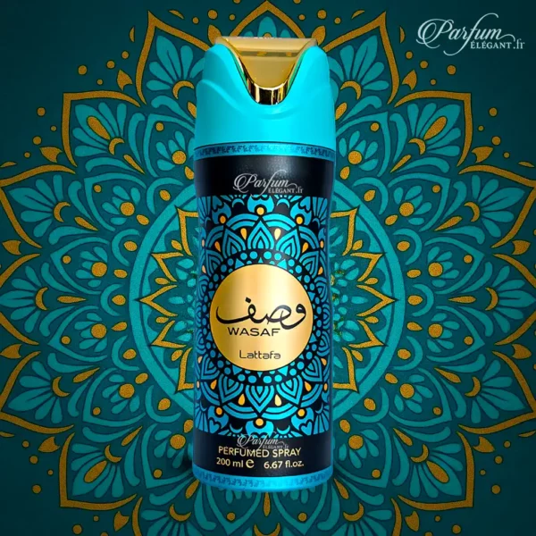 Body spray Wasaf Lattafa – Déodorant oriental aux notes boisées et musquées