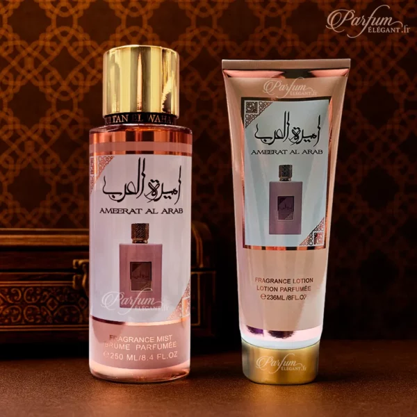 Coffret Sultan El Waha Ammerat Al Arab Rose floral et ambré