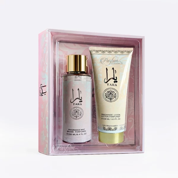 Coffret Yara Rose Sultan El Waha brume et crème parfumée femme