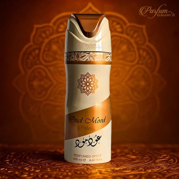 Déodorant parfumé Oud Mood Lattafa – boutique Parfum Élégant Perpignan