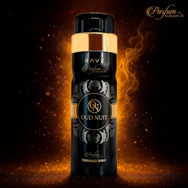 Déodorant parfumé Rave Oud Nuit – Spray oriental boisé et ambré