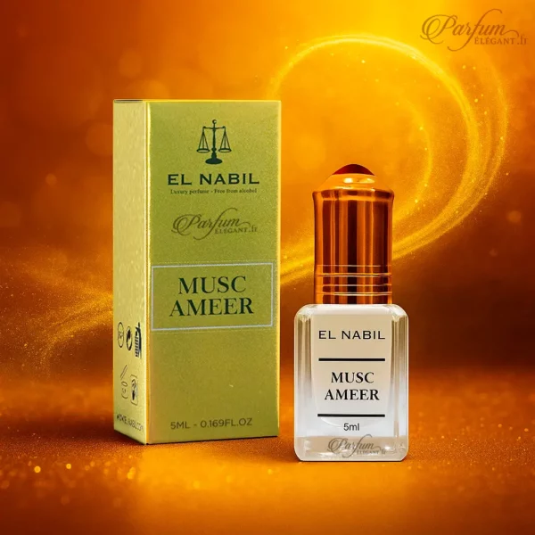 Parfum El Nabil Musc Ameer – notes boisées et musquées orientales