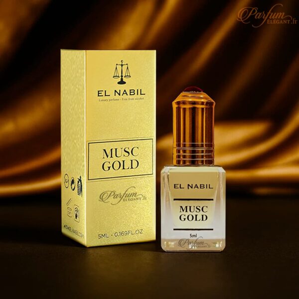 Parfum El Nabil Musc Gold – fragrance ambrée et musquée dorée