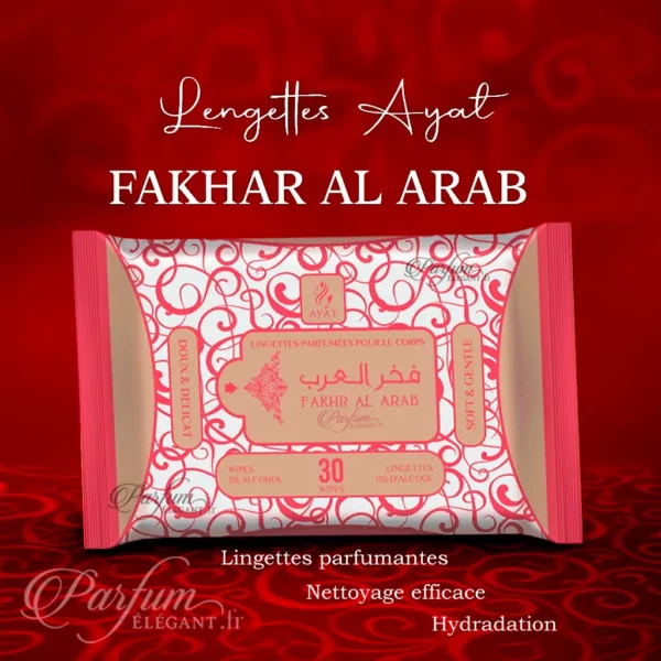 Forever White – lingettes parfumées orientales au parfum blanc et raffiné